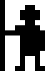 Chevalier pixellisé