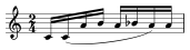 Partition de l'hétéropandinote 2