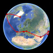 Parcours d'Emma Kirchhoff d'Ittoqqortoormiit à Payyappaddy