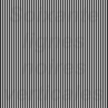 Soixante lignes noires verticales